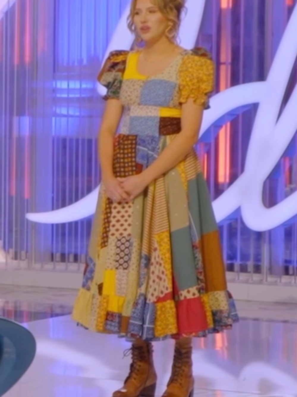 Hanna Harper,  Dolly Parton, Midi Dress - Halloween, country, Americana